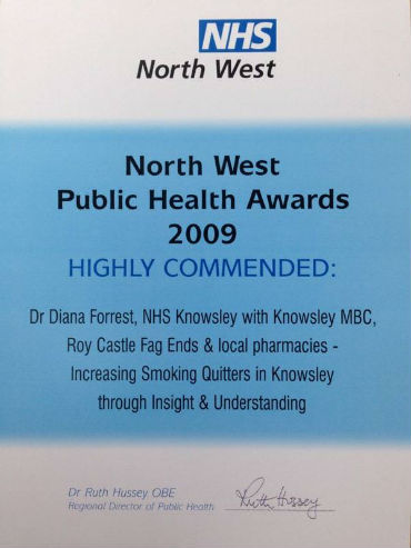 NW public Health awards 2009 certificate 1